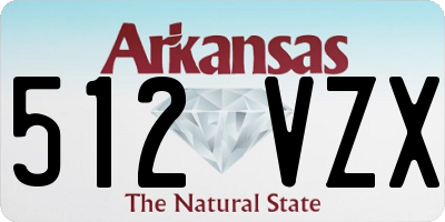 AR license plate 512VZX