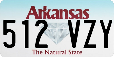 AR license plate 512VZY