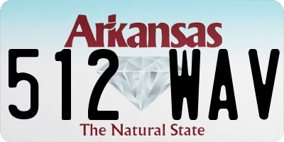 AR license plate 512WAV