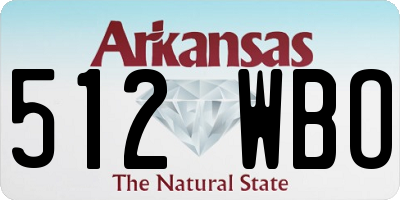 AR license plate 512WBO