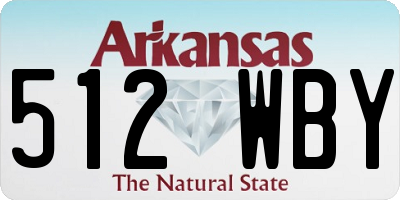 AR license plate 512WBY