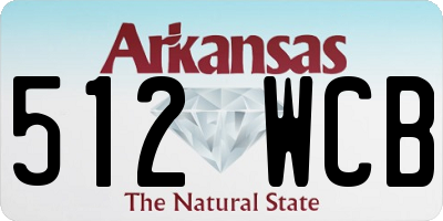 AR license plate 512WCB