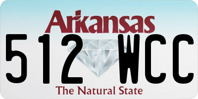 AR license plate 512WCC