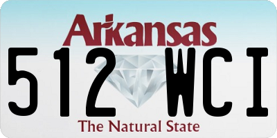 AR license plate 512WCI