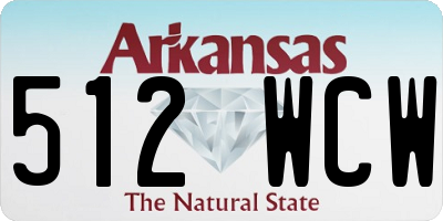 AR license plate 512WCW
