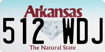 AR license plate 512WDJ