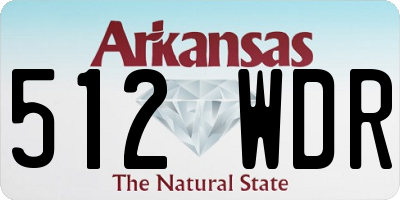 AR license plate 512WDR