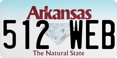 AR license plate 512WEB