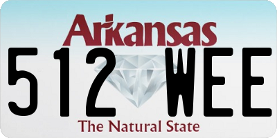 AR license plate 512WEE