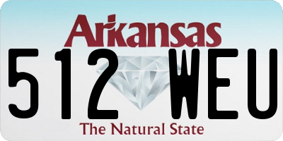 AR license plate 512WEU