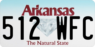AR license plate 512WFC