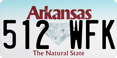 AR license plate 512WFK