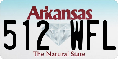 AR license plate 512WFL