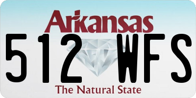 AR license plate 512WFS