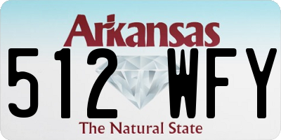 AR license plate 512WFY