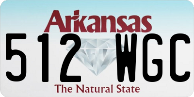 AR license plate 512WGC