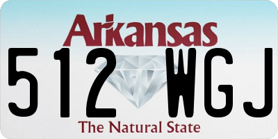 AR license plate 512WGJ
