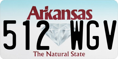 AR license plate 512WGV