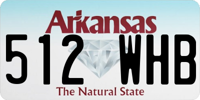 AR license plate 512WHB