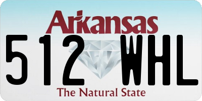 AR license plate 512WHL