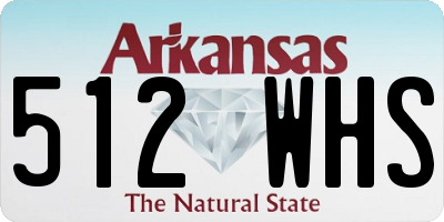 AR license plate 512WHS