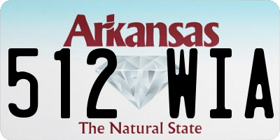AR license plate 512WIA