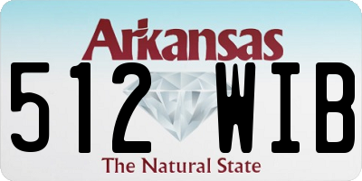 AR license plate 512WIB