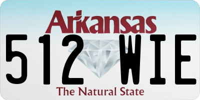 AR license plate 512WIE