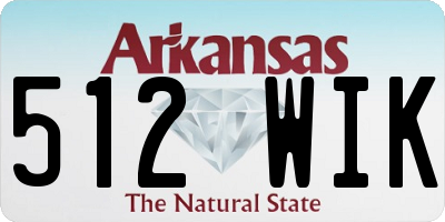 AR license plate 512WIK