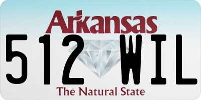 AR license plate 512WIL