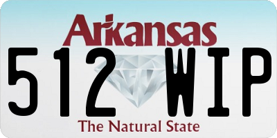 AR license plate 512WIP