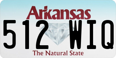 AR license plate 512WIQ