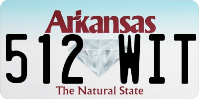 AR license plate 512WIT