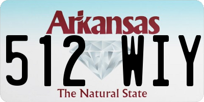 AR license plate 512WIY