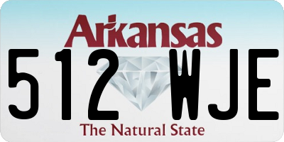 AR license plate 512WJE