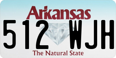 AR license plate 512WJH