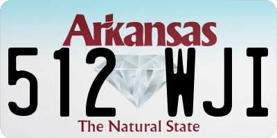 AR license plate 512WJI