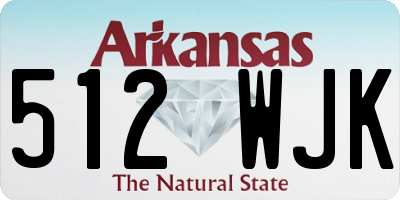 AR license plate 512WJK