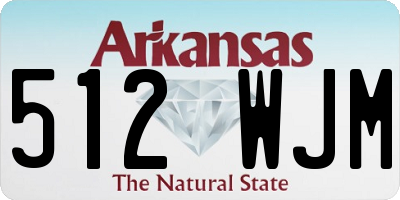 AR license plate 512WJM