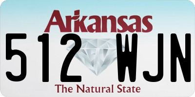 AR license plate 512WJN