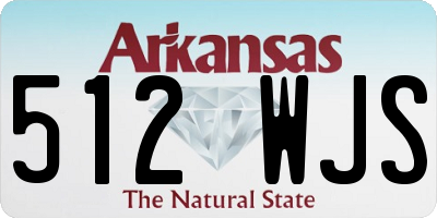AR license plate 512WJS