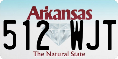 AR license plate 512WJT