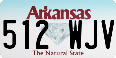 AR license plate 512WJV