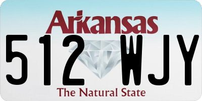 AR license plate 512WJY