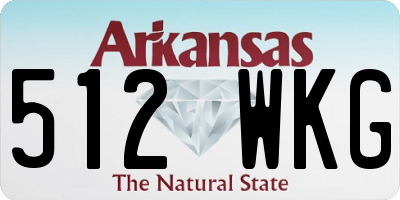 AR license plate 512WKG
