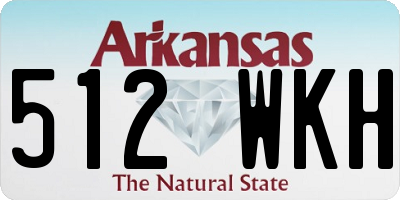 AR license plate 512WKH
