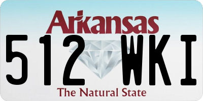 AR license plate 512WKI