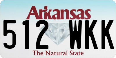 AR license plate 512WKK