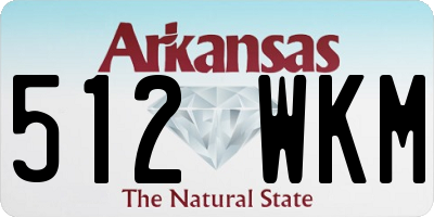 AR license plate 512WKM