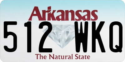 AR license plate 512WKQ